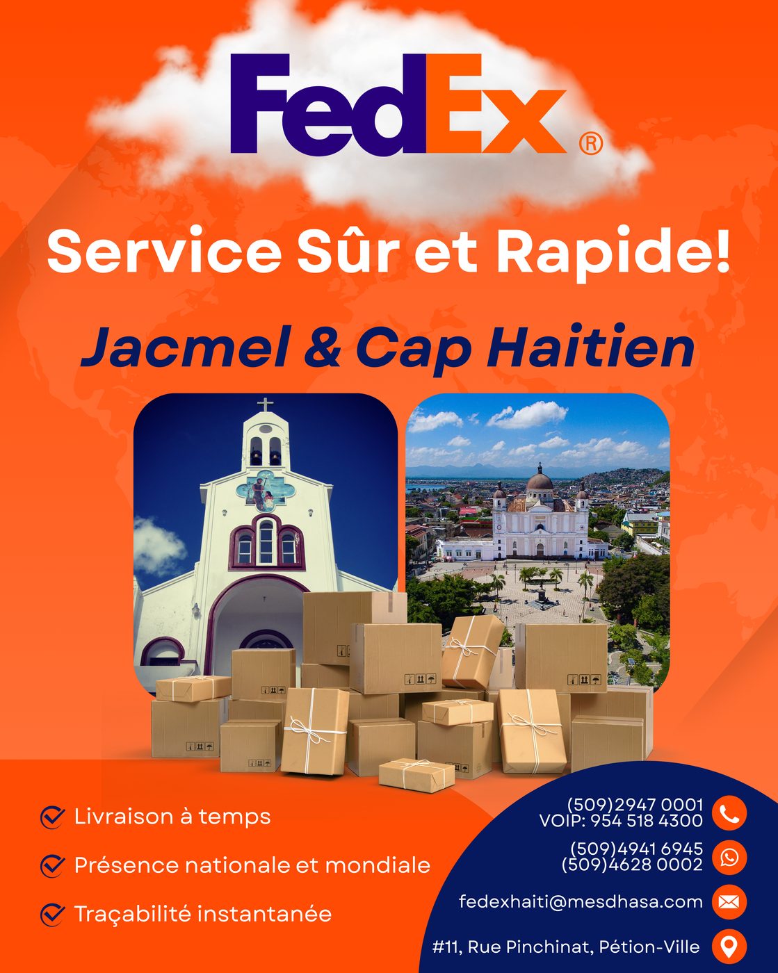 FedEx Jacmel and Cap Haitien