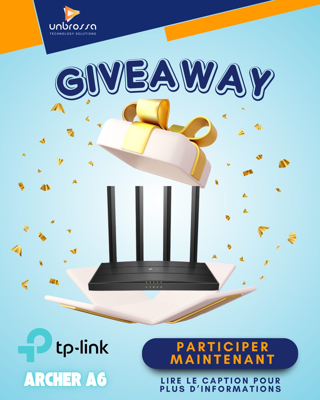 TP-Link router giveaway